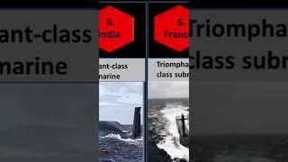 World's Most Lethal Submarines from Different Countries #1million #shorts