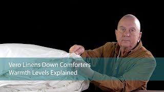 How to select a Down Comforter warmth level that is right for you!