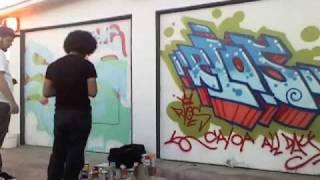 Time lapse Graff video- rios and logan