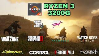 Amd Ryzen 3 3200G (Vega 8) - 10 Games Tested in 2021