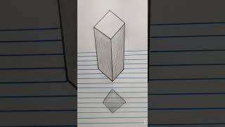 How to draw 3d floating cube easily