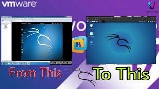 How to make Kali Linux full screen inside VMWare | ViTi Security