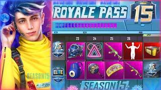 PUBG MOBILE SEASON 15 LEAKS - NEW S15 ROYAL PASS REWARDS | ROYALE PASS SEASON 15 PUBG MOBILE