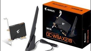 PC WIFI CARD HOW TO~AORUS GC-WBAX210(Bluetooth and WiFi!) drivers link in description