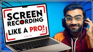 How to Screen Record Professionally for YouTube (Pro Tips)