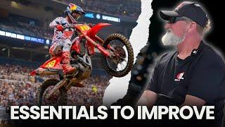 Trying to get faster at motocross? The KEY ESSENTIALS to improve your riding...