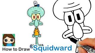 How to Draw Squidward Tentacles | SpongeBob SquarePants