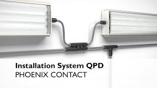 Installation system QPD from PHOENIX CONTACT for industrial energy distribution