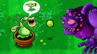 Plants vs Zombies Hack Minigame Zombotany2 But Monster Peashooter Vs Gargantuar Zombie Skibidi Toile