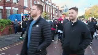 Old Trafford Walking Tour. Manchester United At Home. (30/10 PART 1) Pre Match Atmosphere Outside