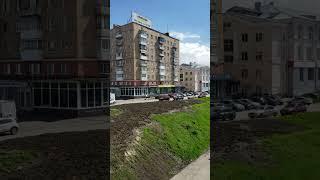 240508 Вид на реку Оку с Красного моста центральный универмаг Трансагентство рынок базар город Орёл