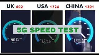5G Speed Test War: China vs UK vs USA