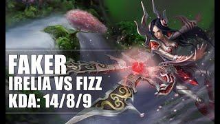 Faker Irelia vs Fizz MID - S9 Ranked Gameplay