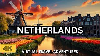 Netherlands 4K - Relaxation Film With Beautiful Calming Music For Restful Sleeps And Stress Healing