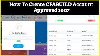 How To Create CPABUILD Account 2021 - CPA Marketing 2021 - Best CPA Network 2021