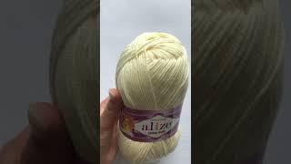 Подробный обзор пряжи Alize Cotton Gold(Хлопок с акрилом) №01 Кремовый