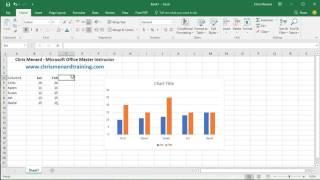 Quickly create a chart and table in Excel by Chris Menard