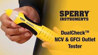 DualCheck™ NCV & GFCI Outlet Tester | Product Overview