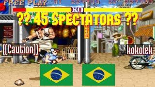 @sf2ce: ((Caution)) (BR) vs kokolek (BR) [Street Fighter II Champion Edition Fightcade] Feb 4