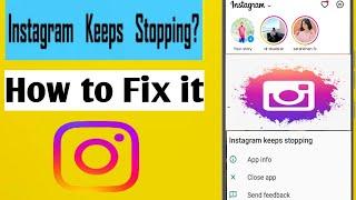 How to fix Instagram keep stopping problem 2023 || fix Instagram crashing problem 2023