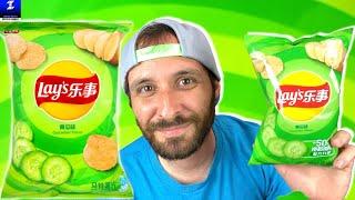 Lays Cucumber Review | Chinese Flavor @ColesSnackAttack