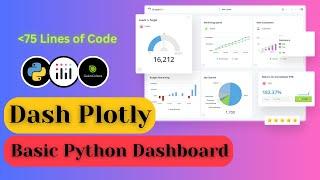 Basic Dashboard using Dash & Plotly  | Python | Sunny Solanki ‍‍