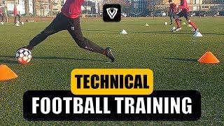 TECHNICAL FOOTBALL TRAINING | U11 - U12 - U13 - U14 | SOCCER EXERCISES | Thomas Vlaminck