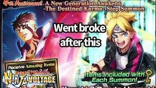 Final Kawaki and Boruto Karma summons (7000 shinobites spent)