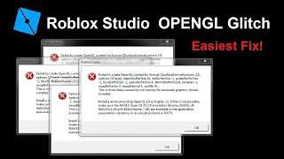 [Explained] How to Fix OpenGL 2.0 Problem on Roblox Studio (Without Downloading Anything)