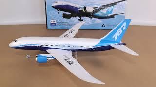 QF008 ''BOEING 787'' RC Airplane Kit Full Assembly - 3 Channel RC Airliner with Auto Leveling