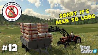 SELLING OUR FIRST BATCH | The Struggle is Real #12 | Farming Simulator 22