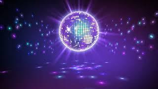 Spinning Purple Disco Ball Vj Loop - Disco Ball Animation Party Background