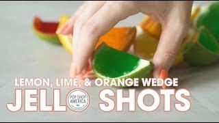 Lemon, Lime, and Orange Wedge Jello Shots
