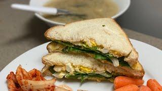 Egg Salad Sandwich for Iftar