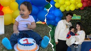 AIDEN'S FIRST BIRTHDAY!! 