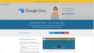 Collapsible Groups - new Google Sites