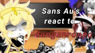 [Sans Au's react to] °•danganronpa V3•° {Gacha club} Parte 1/?