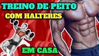 7 Exercícios de Peito com Halteres (Em Casa)