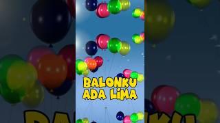 Balonku Ada Lima | Lagu anak terlaris & populer #feedshorts #videoshorts