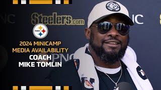 Coach Mike Tomlin on Day 2 of minicamp: 'An opportunity for us to show growth' | Pittsburgh Steelers