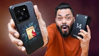 Xiaomi 14 Indian Retail Unit Unboxing & First Look  Pocket Rocket With Leica Magic 🪄