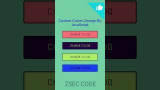 How To Change Background Color Using #javascript #html #css | Free #source Code Download Link |