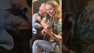 Billy Strings playing Norman Blake’s guitar (w/ Bryan Sutton on 1st Gibson Advanced Jumbo Prototype)