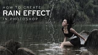 How to Add Rain to Photos - Photoshop Tutorial [Photoshopdesire.com]