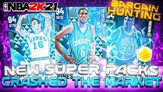 Insane Superpacks Market Crash - Grabbing Some Bargains And Running Them Online! (NBA 2K21 MyTeam)