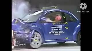 Crash Test 1998-2010 Volkswagen New Beetle Frontal Offset IIHS