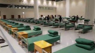 Fighting coronavirus: Exhibition center becomes a hospital in 24 hours