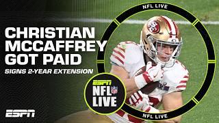 CHRISTIAN MCCAFFREY GOT PAID  'He COMMANDS this type of money!' - Swagu | NFL Live