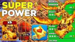 Super Strong! TH16 Super Dragon Crushing Legend League Attacks! Clash of Clans