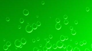 Colorful green screen bubbles Abstract background | 4K